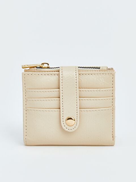 LCW ACCESSORIES Deri Görünümlü Kadın Cüzdan - S6P963Z8-EEW