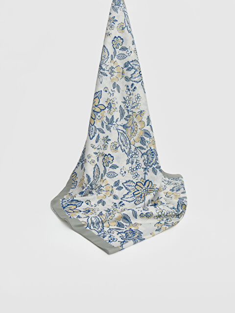 LCW Modest Çiçek Desenli Kadın Şal - S6P976Z8-F9C