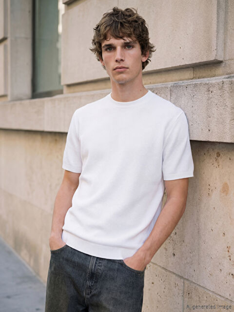 LCW Vision Bisiklet Yaka Erkek Triko Kazak