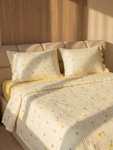 LCW HOME Çift Kişilik Pamuklu Pike Seti