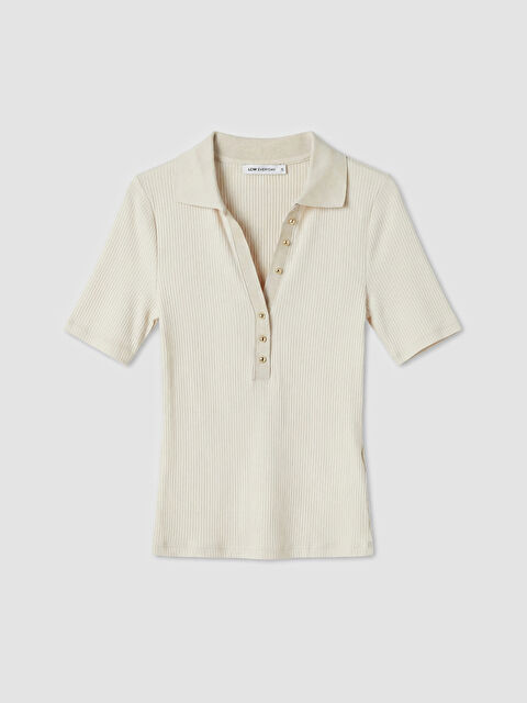 LCW EVERYDAY Polo Yaka Kadın Tişört