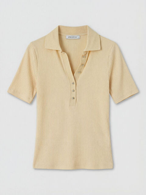 LCW EVERYDAY Polo Yaka Kadın Tişört