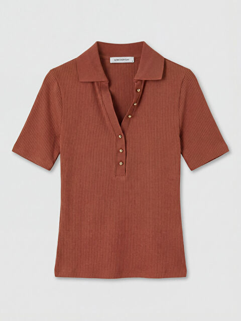 LCW EVERYDAY Polo Yaka Kadın Tişört