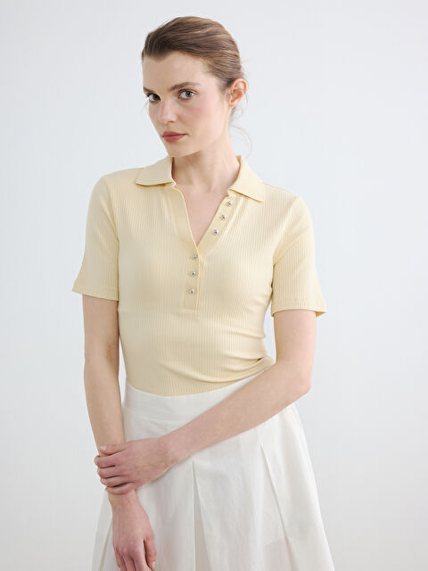 LCW EVERYDAY Polo Yaka Kadın Tişört