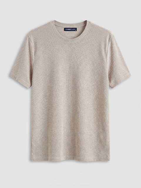 LCWAIKIKI Classic Bisiklet Yaka Erkek Tişört - S6Q039Z8-MJC