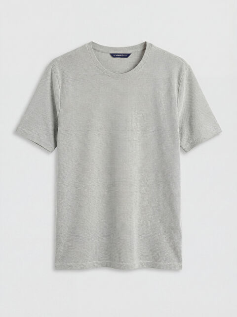 LCWAIKIKI Classic Bisiklet Yaka Erkek Tişört - S6Q039Z8-MKJ