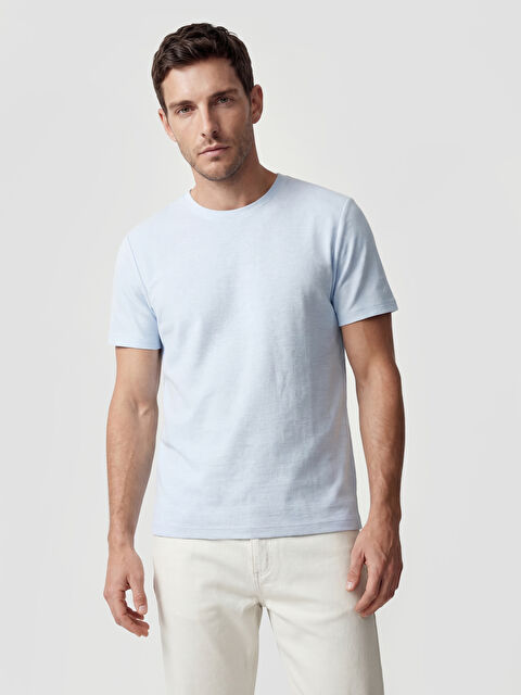 LCWAIKIKI Classic Bisiklet Yaka Erkek Tişört