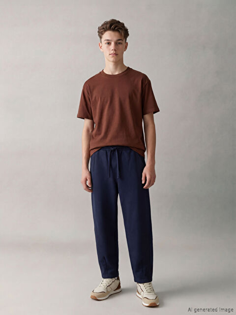 LCW Kids Barrel Fit Erkek Çocuk Pantolon