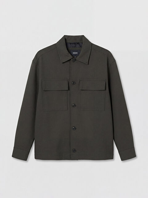 XSIDE Rahat Kalıp Gömlek Yaka Erkek Mont