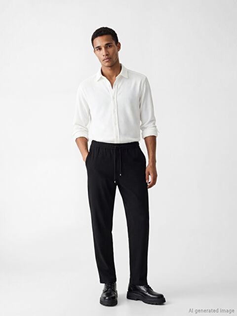 LCW Vision Standart Kalıp Erkek Dokulu Pantolon