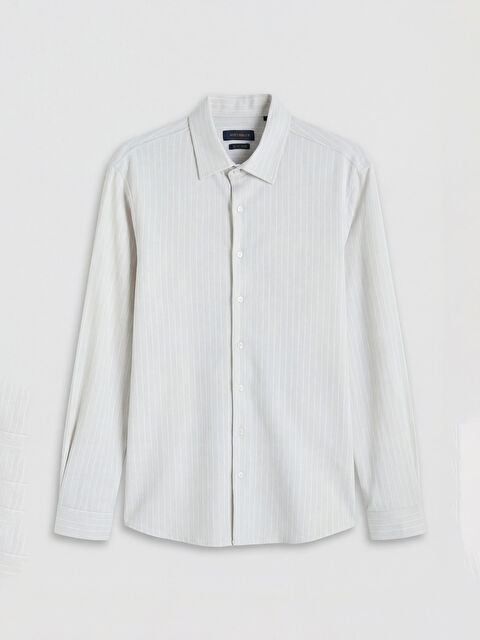 SOUTHBLUE Slim Fit Çizgili Erkek Gömlek