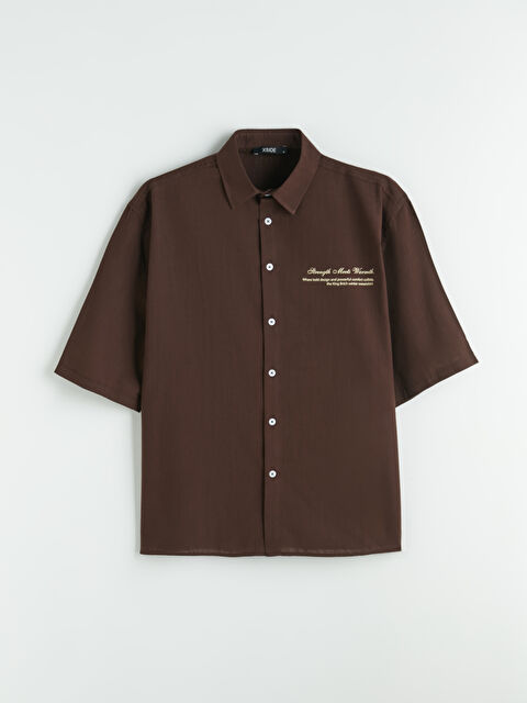 XSIDE Loose Fit Çizgili Erkek Gömlek - S6OO00Z8-CT9