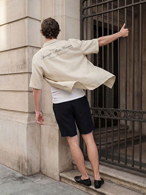 XSIDE Loose Fit Çizgili Erkek Gömlek