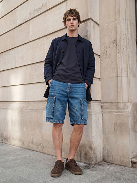 XSIDE Standart Kalıp Erkek Jean Şort