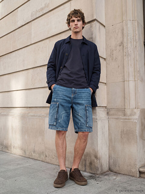 XSIDE Standart Kalıp Erkek Jean Şort