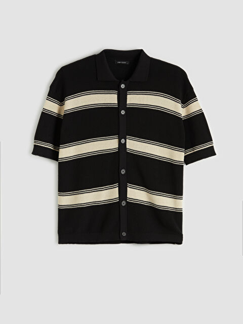 LCW Vision Rahat Kalıp Çizgili Erkek Triko Hırka - S6OO04Z8-LEG