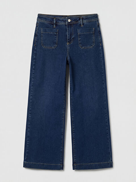 LCWAIKIKI Classic Wideleg Kadın Jean Pantolon