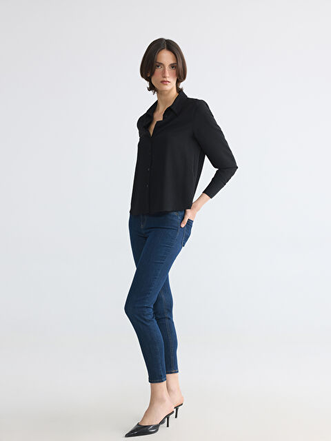 LCWAIKIKI Classic Slim Mom Kadın Jean Pantolon