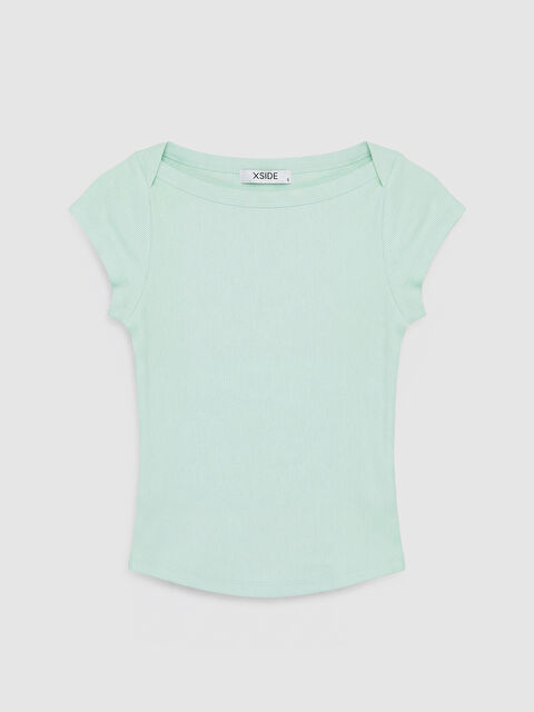 XSIDE Bisiklet Yaka Kadın Tişört