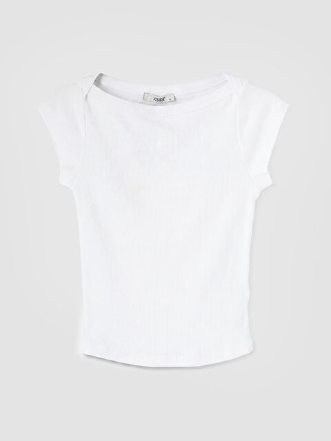 XSIDE Kayık Yaka Kadın Tişört