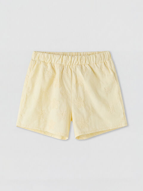 LCW Kids Nakışlı Kız Çocuk Şort - S6Q263Z1-FQ0