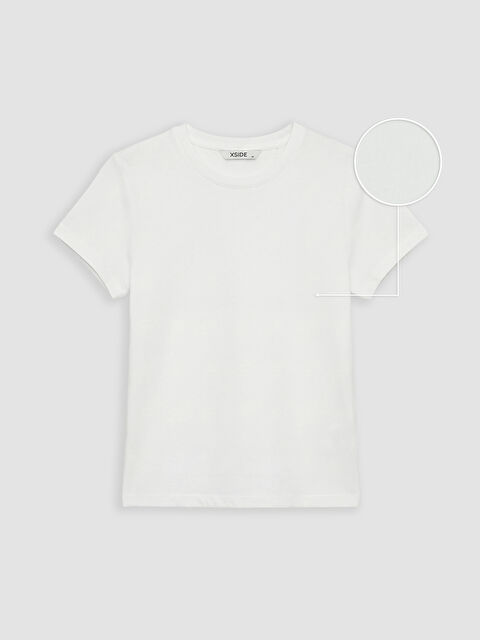 XSIDE Bisiklet Yaka Kadın Tişört