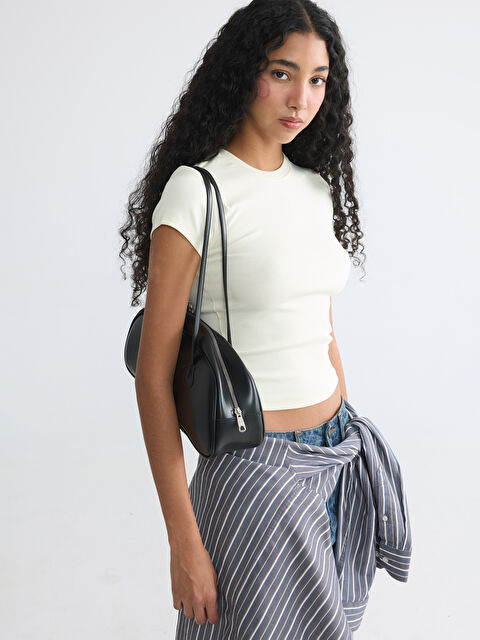 XSIDE Bisiklet Yaka Kadın Tişört