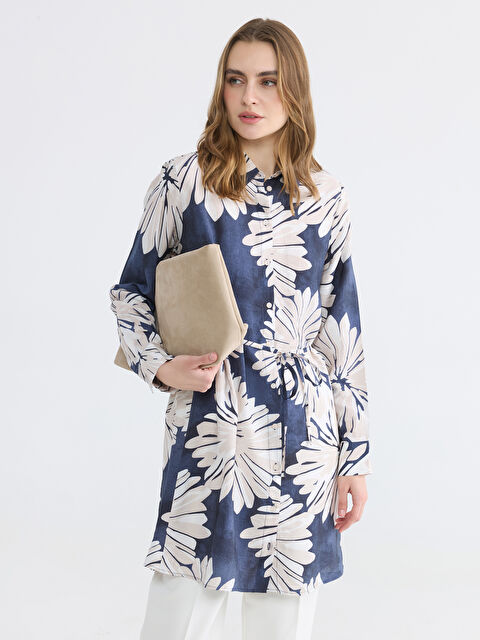 LCW EVERYDAY Çiçekli Kadın Gömlek Tunik