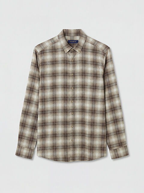 SOUTHBLUE Regular Fit Kareli Erkek Gömlek - S6Q429Z8-LKQ