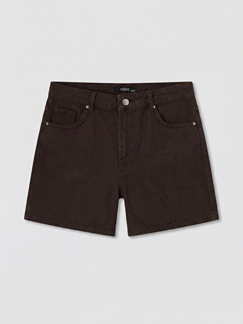 XSIDE Mom Fit Kadın Jean Şort