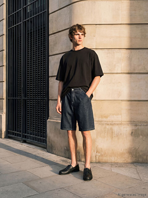 XSIDE Standart Kalıp Erkek Jean Şort