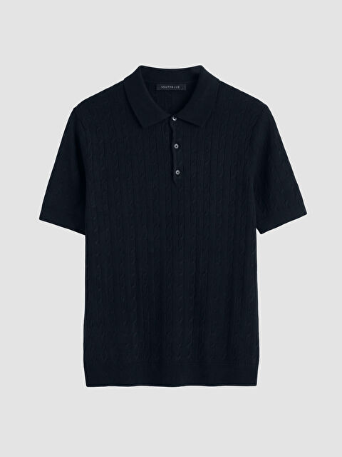 SOUTHBLUE Polo Yaka Desenli Erkek Triko Kazak - S6Q560Z8-RFH