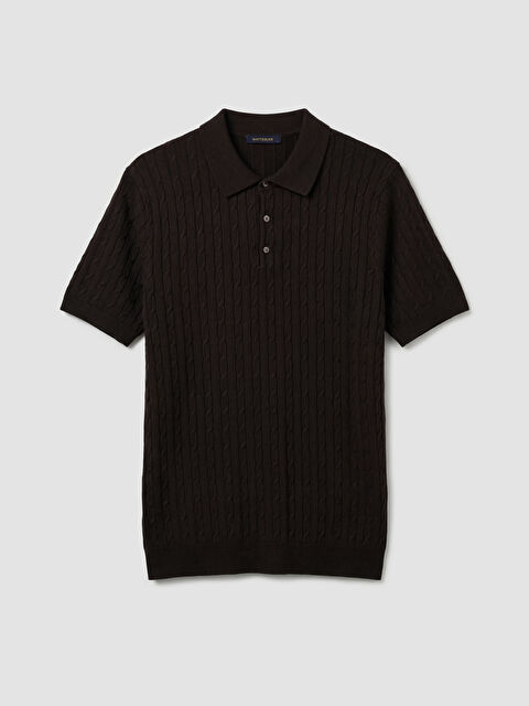 SOUTHBLUE Polo Yaka Desenli Erkek Triko Kazak - S6Q560Z8-ZNT