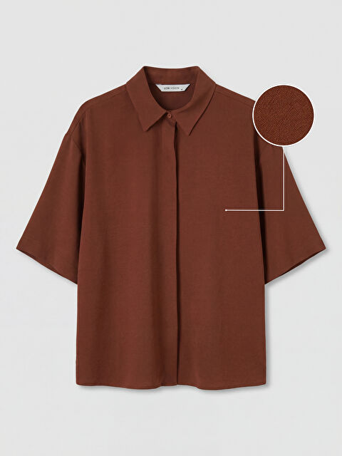 LCW Vision Oversize Armürlü Kadın Gömlek