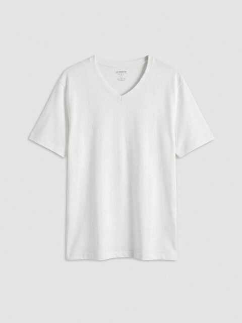 LCWAIKIKI Classic V Yaka Erkek Tişört - S6Q635Z8-R9J