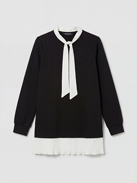 LCW EVERYDAY Fular Yaka Soft Touch Kadın Tunik - S6Q679Z8-CVL