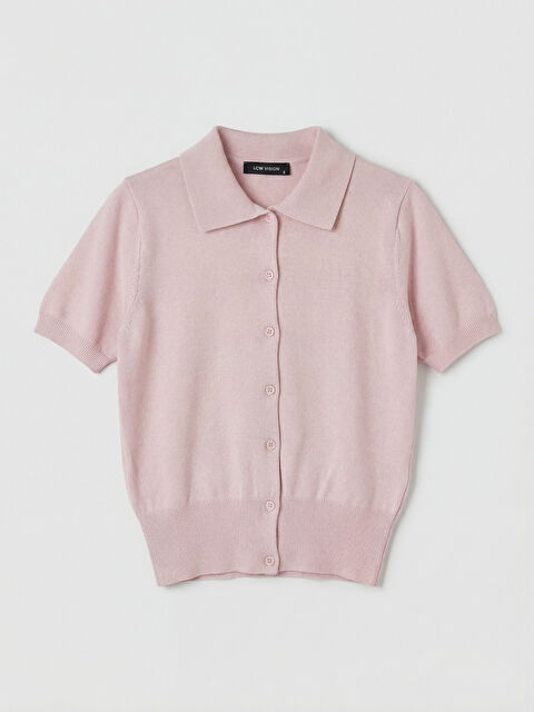 LCW Vision Polo Yaka Kadın Triko Hırka