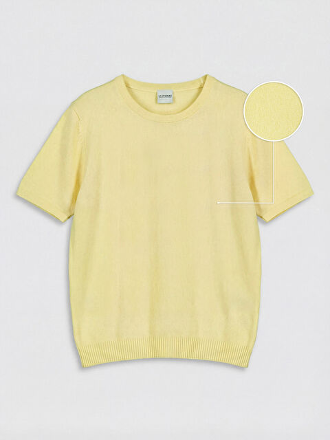 LCW Kids Kız Çocuk Kısa Kollu Triko Kazak