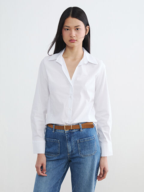 LCW Vision Regular Fit Kadın Gömlek - S6Q945Z8-Q6K