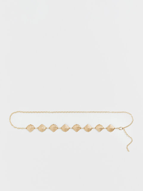 LCW ACCESSORIES Deniz Kabuğu Aksesuarlı Kadın Zincir Kemer