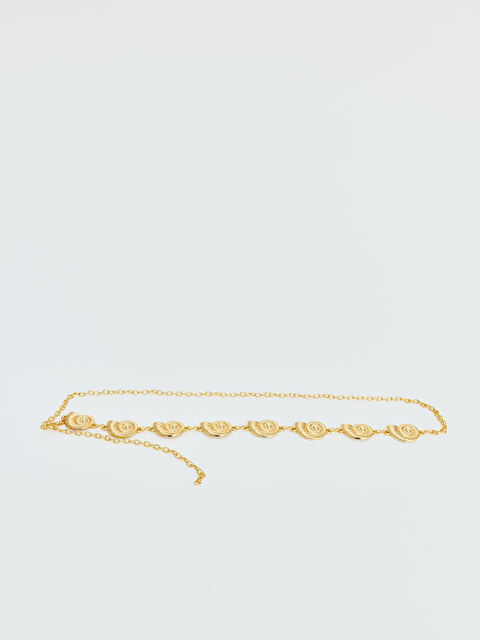 LCW ACCESSORIES Kadın Metal Aksesuar Detaylı Zincir Kemer