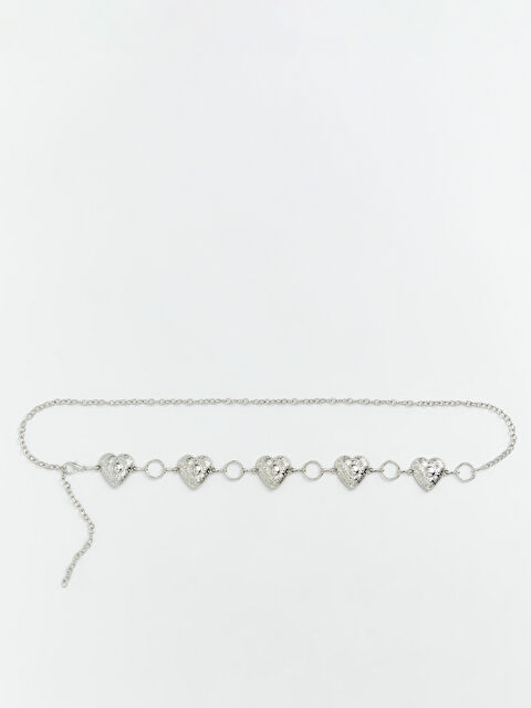 LCW ACCESSORIES Metal Kalp Aksesuarlı Kadın Zincir Kemer