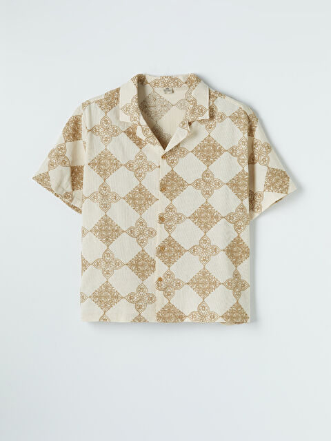 LCW Vision Regular Fit Desenli Erkek Gömlek