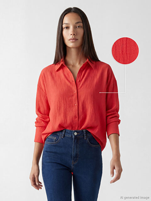 LCW EVERYDAY Dokulu Kadın Gömlek