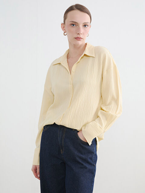 LCW EVERYDAY Dokulu Kadın Gömlek - S6R032Z8-1WD