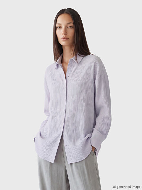 LCW EVERYDAY Dokulu Kadın Gömlek - S6R032Z8-DP3