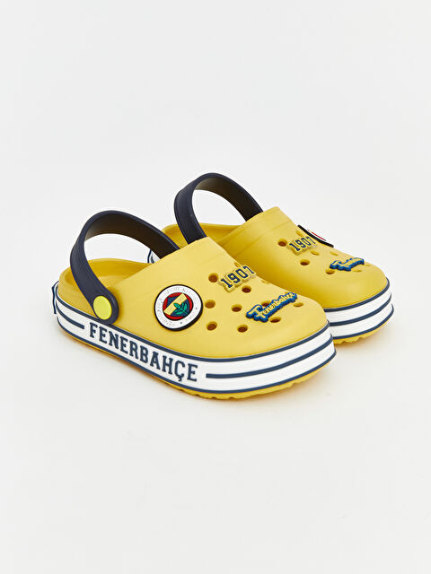 LCW STEPS Fenerbahçe Baskılı Erkek Çocuk Plaj Sandaleti