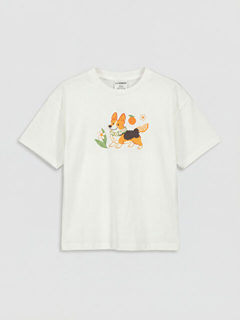 LCW Kids Bisiklet Yaka Baskılı Erkek Çocuk Tişört - S6R324Z1-R9J