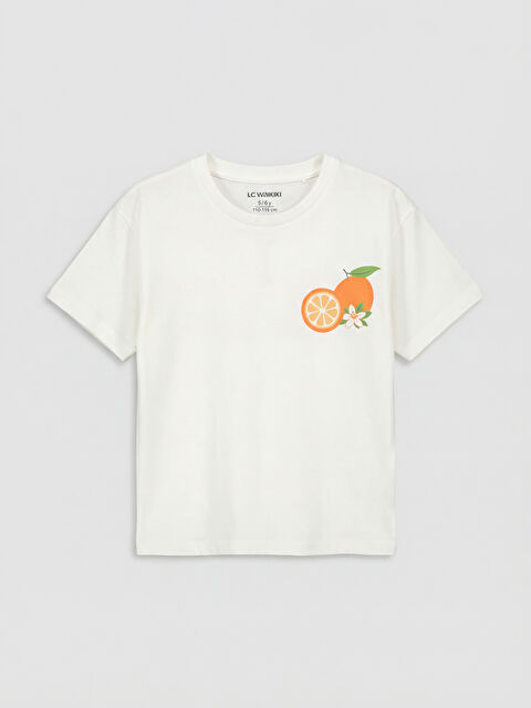 LCW Kids Bisiklet Yaka Baskılı Erkek Çocuk Tişört - S6R325Z1-R9J