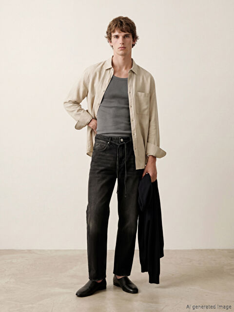 XSIDE Baggy Fit Erkek Jean Pantolon - S6OO32Z8-CVL